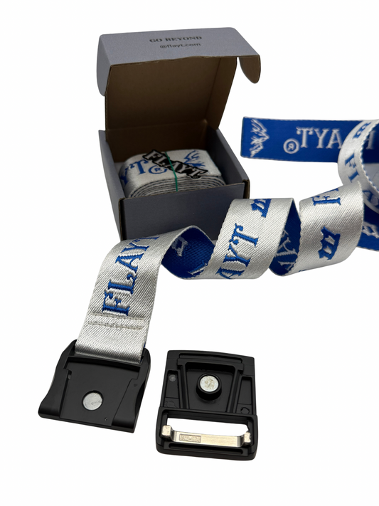 FLAYT® Performance Alpine Belt 01 – Alpine Blue / White